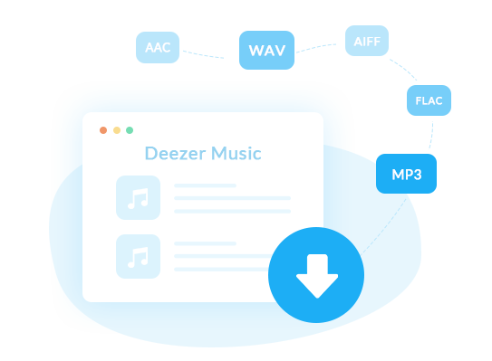 Convertir Deezer Music a MP3/AAC/WAV/FLAC/AIFF