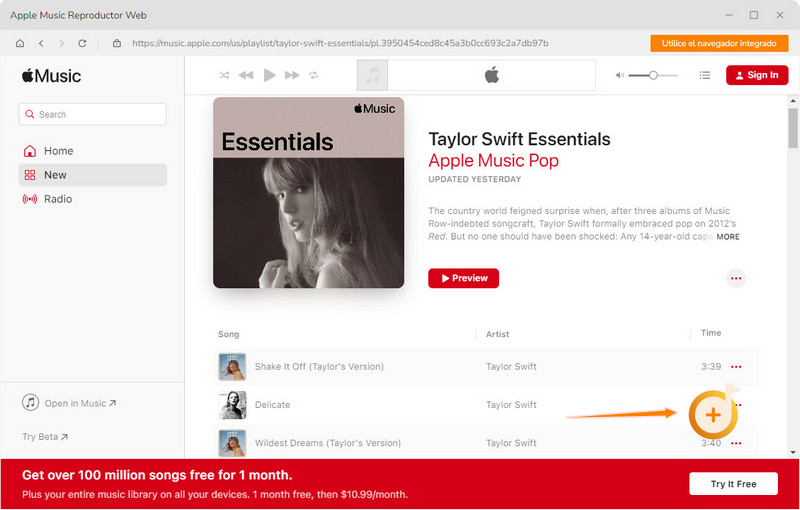 seleccionar canciones para convertir