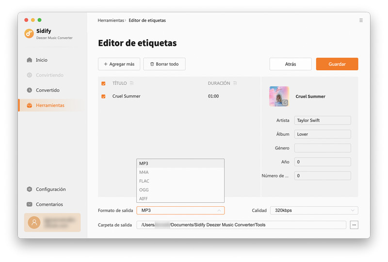 Editor de etiquetas ID3