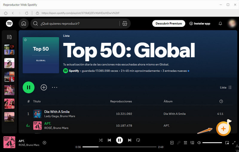 spotify webplayer modo