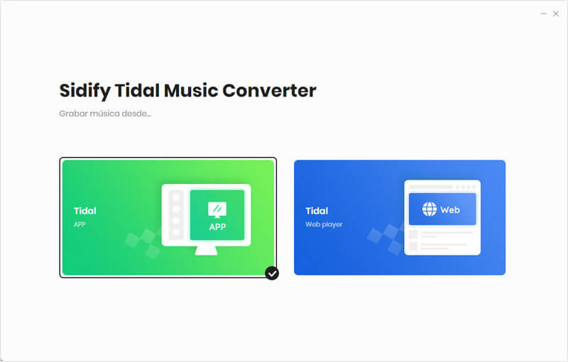 Tidal Music Converter interfaz