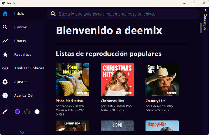 Deemix inicio