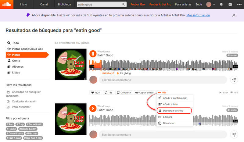 descargar canciones de soundcloud wav