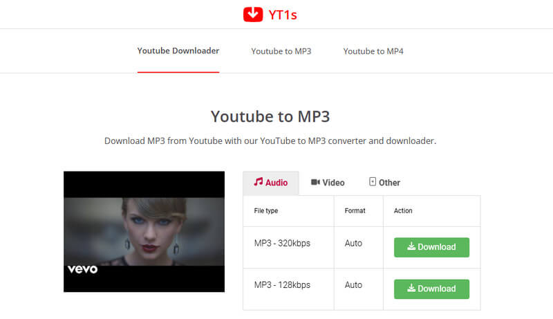 YT1s: convertir y descargar videos de YouTube y Facebook